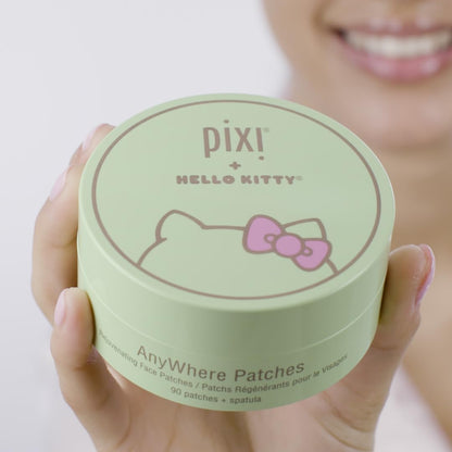 Pixi + Hello Kitty AnyWhere Multipurpose Hydrogel Patches, Hyaluronic, Caffeine