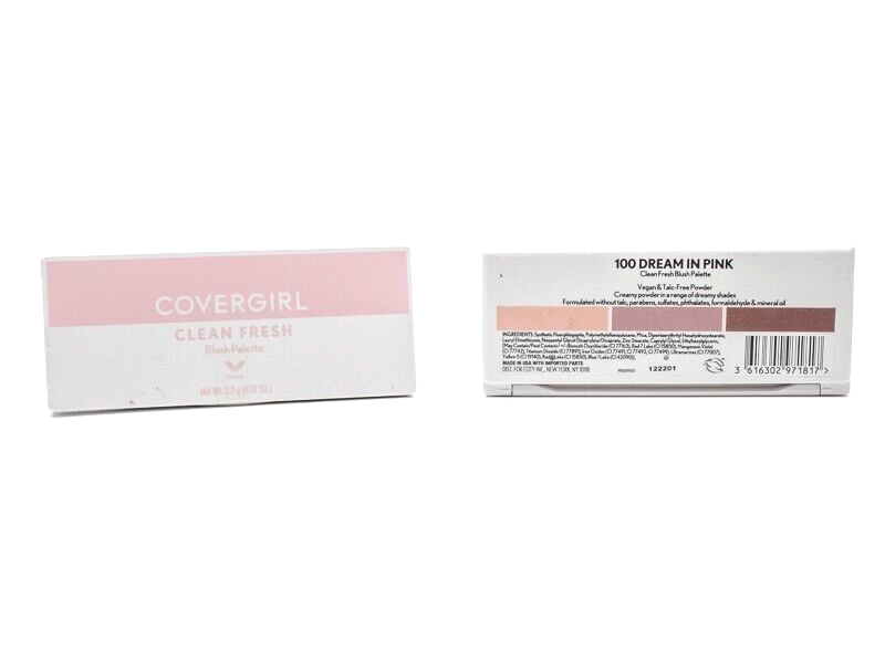Covergirl CLEAN FRESH Blush Palette, 100 Dream in Pink  .07oz