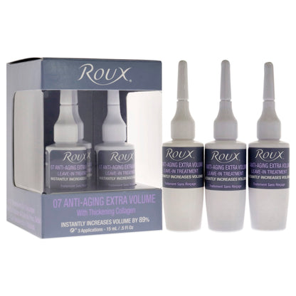 Roux Leave In Treatment 07 Anti Aging Extra Volume By 89% ( By 89% / 3pk x 0.5 oz)