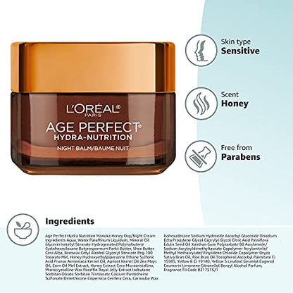 L'Oreal AGE PERFECT Cell Renewal Hydra-Nutrition Moisturizer for Mature Dull Skin 1.7oz