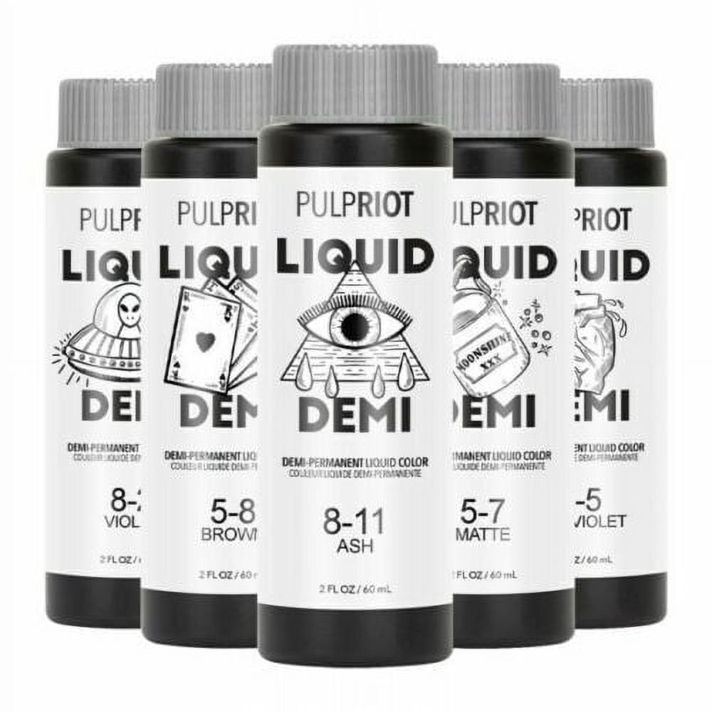 Pulp Riot Demi-Permanent Liquid Color 2oz 6-1 ASH  2oz.