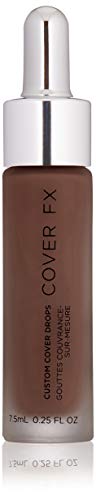 COVER FX Custom Cover Drops, Multi-Use Shade-Adjusting Liquid Foundation and Concealer Makeup, Vegan & Cruelty-Free Lightweight Skin Enhancer, 0.25 Fl Oz