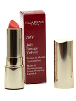 Clarins JOLI ROUGE VELVET Matte & Moisturizing Long Wearing Lipstick, 761v Spicy Chili  .1oz