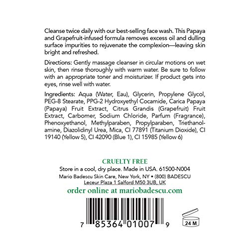 Mario Badescu Skincare Enzyme Cleansing Gel 8 Fl Oz.