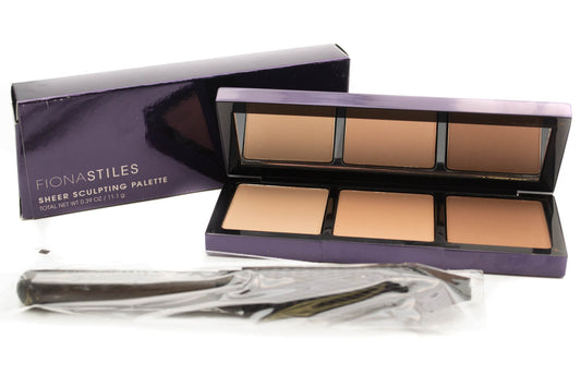 Fiona Stiles SHEER SCULPTING PALETTE with Applicator Medium/Dark    .39 oz