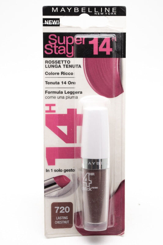 Maybelline SUPER STAY 14H Lipstick 720 Lasting Chestnut, Italian Packaging