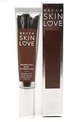 Becca SKIN LOVE Weightless Blur Foundation infused with Glow Nectar Brightening Complex, Chestnut 1.23 fl oz