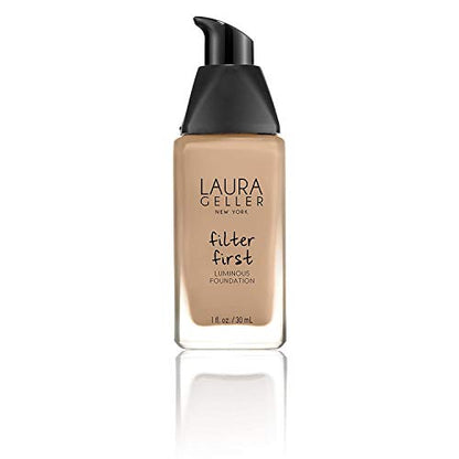 Laura Geller FILTER FIRST Luminous Foundation, Golden Medium  1 fl oz