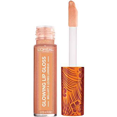 L'Oreal Glowing Lip Gloss, 04 Shell We Dance  .21 fl oz