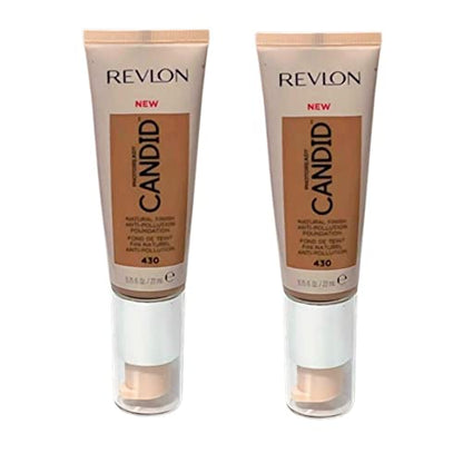 Revlon Photoready CANDID Natural Finish Foundation, 430 Honey Beige  .75 fl oz