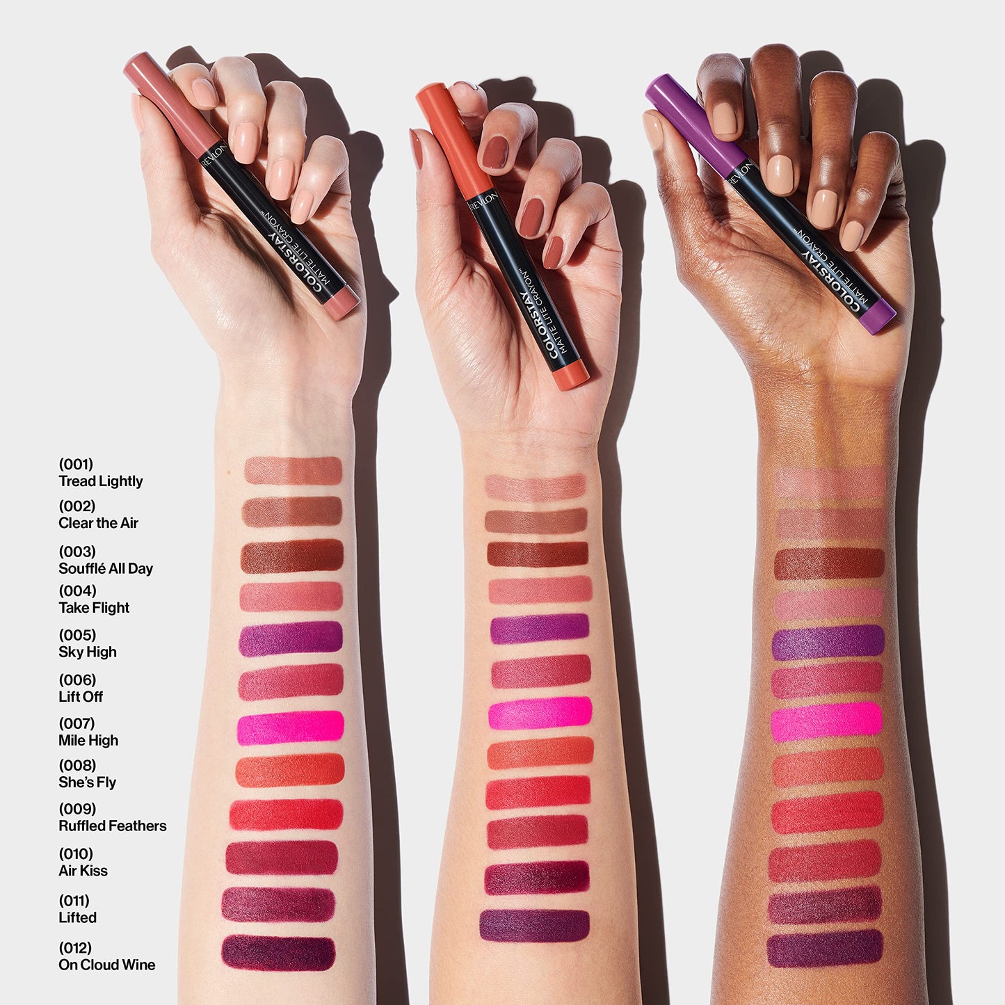 Revlon ColorStay Matte Lite Crayon Lightweight Lipstick, 004 Take Flight
