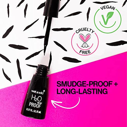 Wet n Wild  H2O PROOF liquid Eyeliner, 880 Dark Brown   .12 fl oz