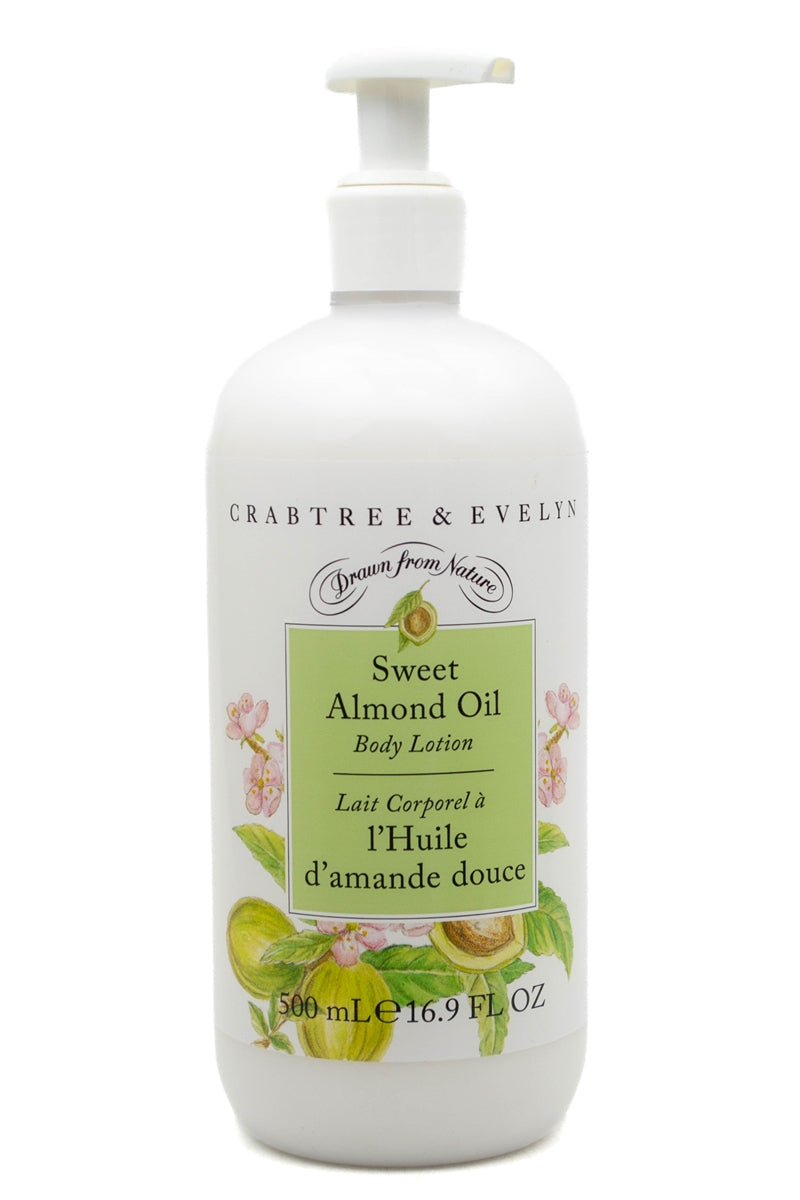 Crabtree & Evelyn Sweet Almond Oil Body Lotion 16.9 Oz