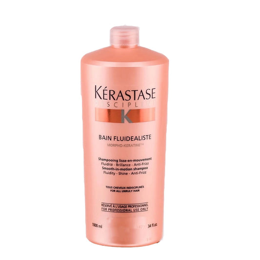 Discipline Bain Fluidealiste Smooth-in-Motion Shampoo by Kerastase for Unisex - 34 oz Shampoo