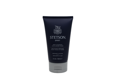 STETSON Personal Care Deep Clean Face & Beard Wash by Scent Beauty - Men's Face Wash & Clarifying Soap - 5 oz - 3 Pack