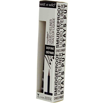 Wet n Wild  MEGALINER liquid Eyeliner, 872A Dark Brown  .12 fl oz