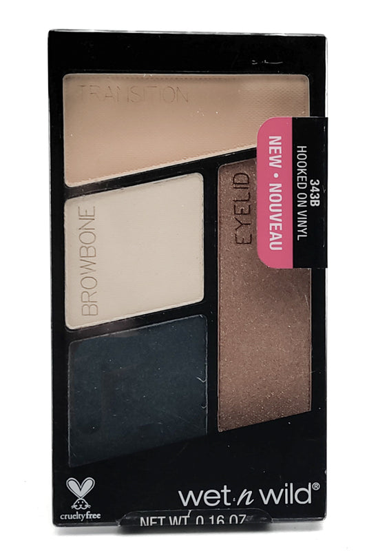 wet n wild ColorIcon EYESHADOW QUAD 343B Hooked on Vinyl  .16oz