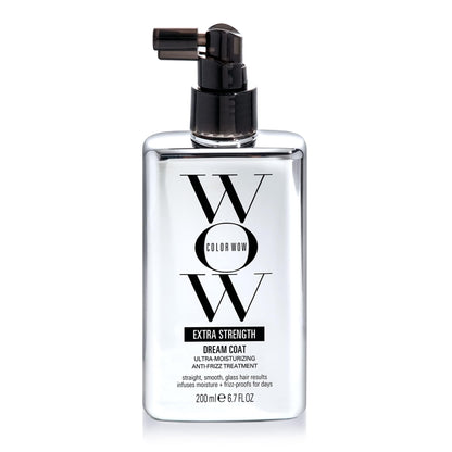 COLOR WOW Extra Strength Dream Coat – Powerful ultra moisturizing, anti humidity treatment for extremely frizz prone hair, glassy smooth, straight + resistant styles up to 3-4 washes