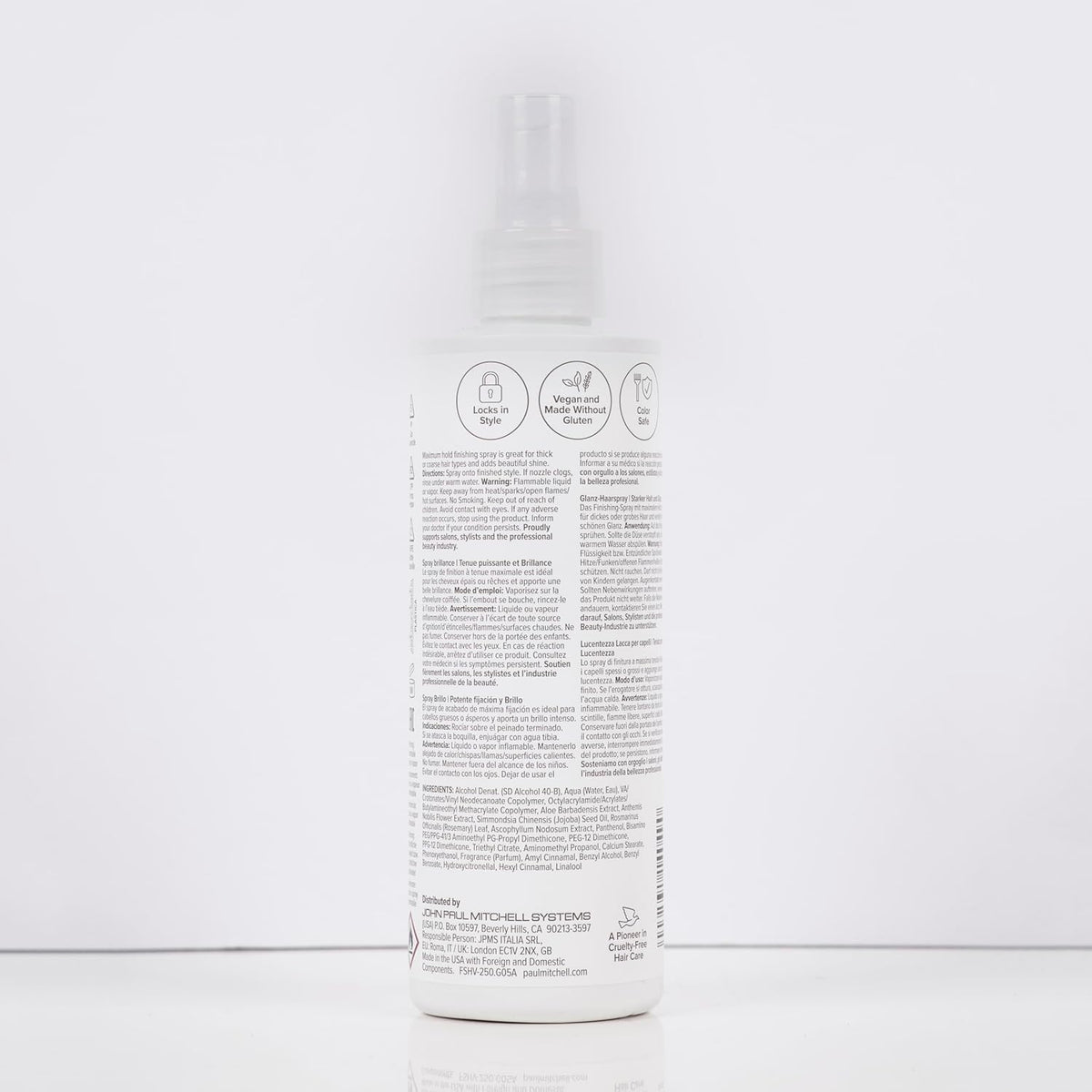 Paul Mitchell Freeze and Shine Super Hairspray, Maximum Hold, Shiny Finish Hairspray, For Coarse Hair 16.9 FL OZ