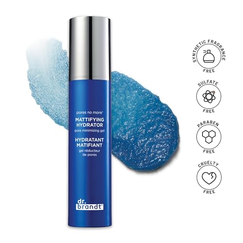 Dr. Brandt Pores No More Mattifying Hydrator - Targets Shine, Oiliness & Enlarged Pores - Hydrates for Up to 8 Hours