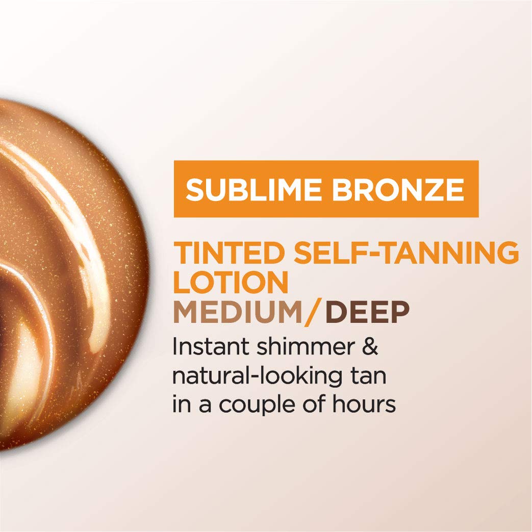 L'Oreal Paris Sublime Bronze Tinted Self Tanning Lotion Luminous Bronzer, 6.7 fl oz