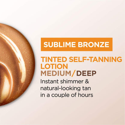 L'Oreal Paris Sublime Bronze Tinted Self Tanning Lotion Luminous Bronzer, 6.7 fl oz