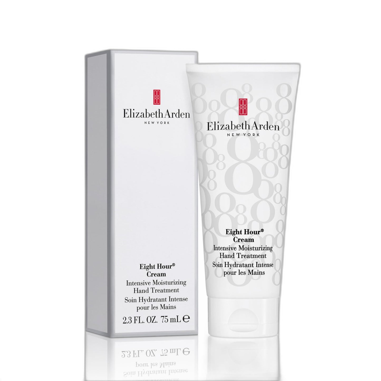 Elizabeth Arden Eight Hour Cream Intensive Moisturizing Hand Treatment, Travel Size Moisturizer, Rich Lotion for Dry, Cracked Skin, Non-Greasy, 2.3 oz
