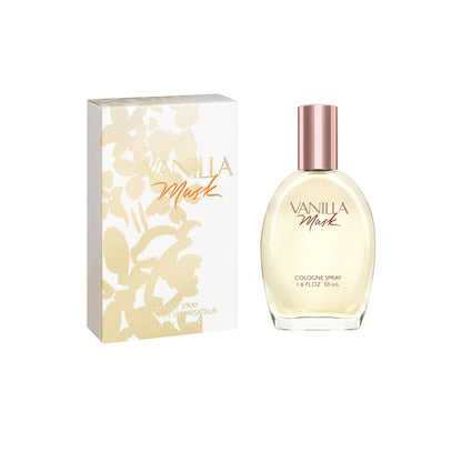 Vanilla Musk Cologne Spray, Vegan Formula, Perfume, Warm and Cozy Natural Vanilla, 1.6 oz
