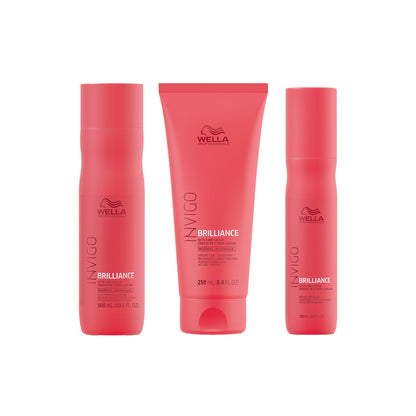 Wella Professionals INVIGO Brilliance, COLOR PROTECTION KIT, for Color Treated Hair