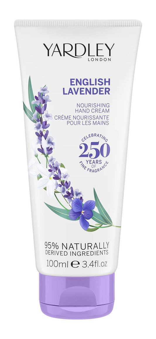 Yardley of London Nourishing Hand & Nail Cream for Women, Yardley English Lavender, 3.4 Ounce