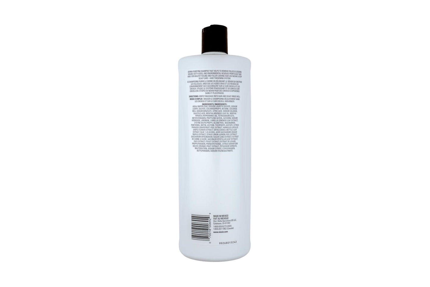 Nioxin Scalp + Hair Thickening System 1 Shampoo 33.8 oz