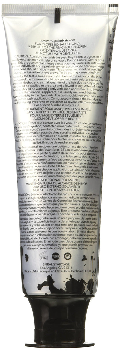Pulp Riot Semi-Permanent Color Smoke - Grey - 4 oz Hair Color