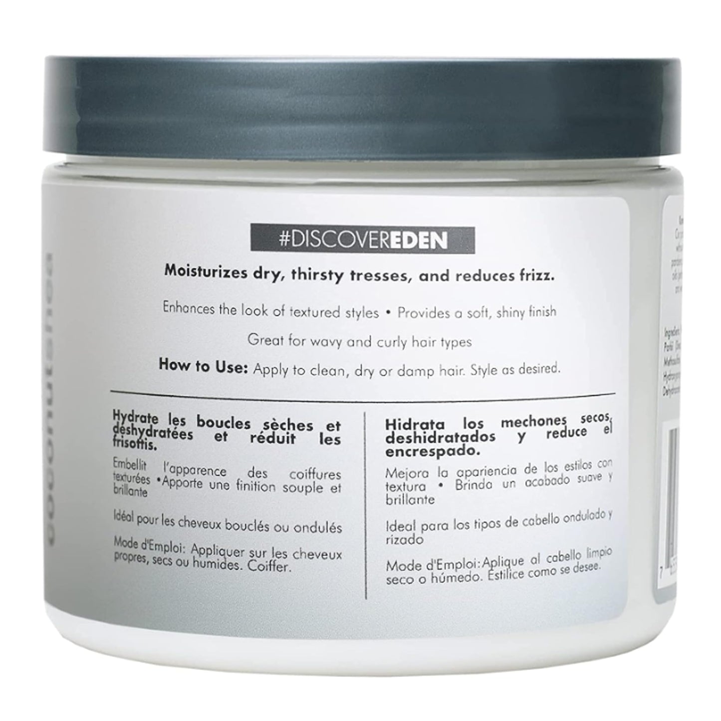 Eden BodyWorks Natural Pudding Soufle Coconut Shea 16 Oz