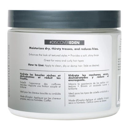 Eden BodyWorks Natural Pudding Soufle Coconut Shea 16 Oz