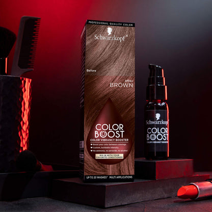 Schwarzkopf Color Boost Color Vibrancy Booster, Brown, 1 fl oz