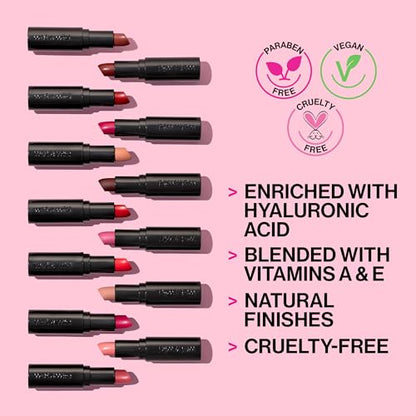 wet n wild Liquid Lipstick Mega Last Matte Lip Color Makeup Nude Skin-ny Dipping