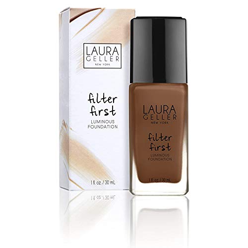 Laura Geller FILTER FIRST Luminous Foundation, Mahogany  1 fl oz