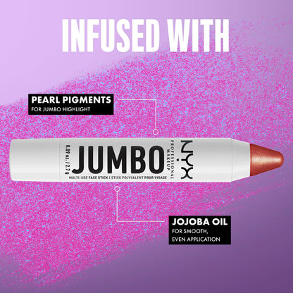 NYX Professional Makeup Jumbo Multi-Use Face Stick Highlighter, Lemon Meringue