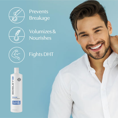Bosley Professional Strength BOS+REVIVE Volumizing Conditioner Step 2  33.8 fl oz