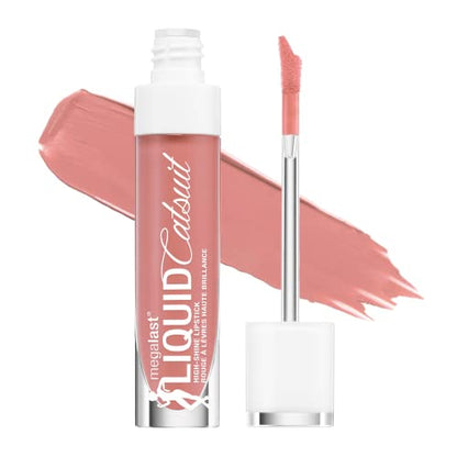 wet n wild Megalast LIQUID CATSUIT High Shine Lipstick, 941B Peach Stole My Look  .2oz