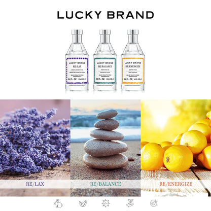 Lucky Brand RE/LAX Serene Lavender Fields Eau de Toilette 3.4 Oz