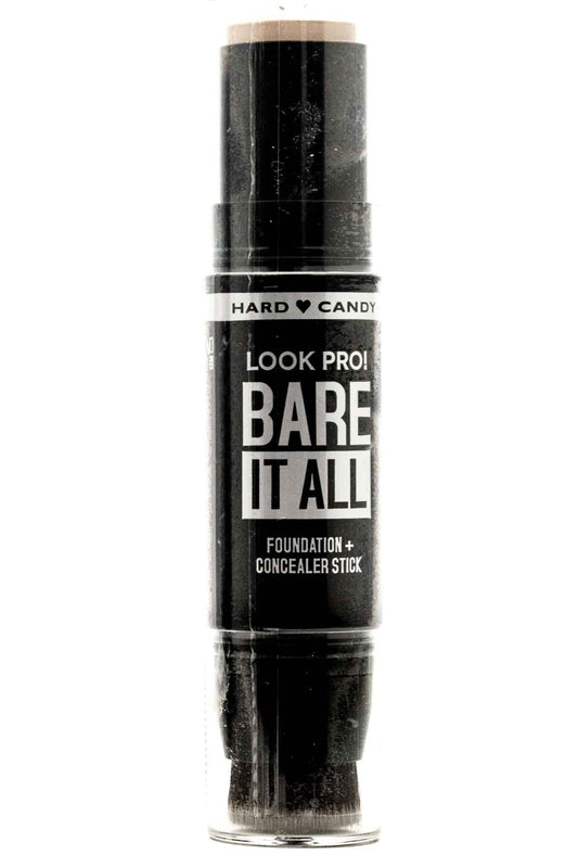Hard Candy Look Pro! BARE IT ALL Foundation & Concealer Stick, 1361 Medium  .4oz