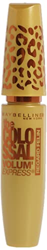 Maybelline New York Volum' Express The Colossal Cat Eyes Washable Mascara Makeup, Glam Black, 2 Count