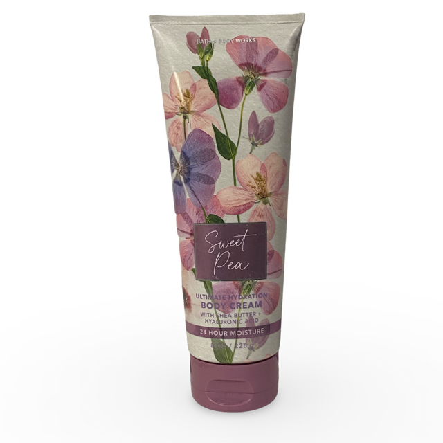 Bath & Body Works Sweet Pea Ultimate Hydration Body Cream 8 Oz