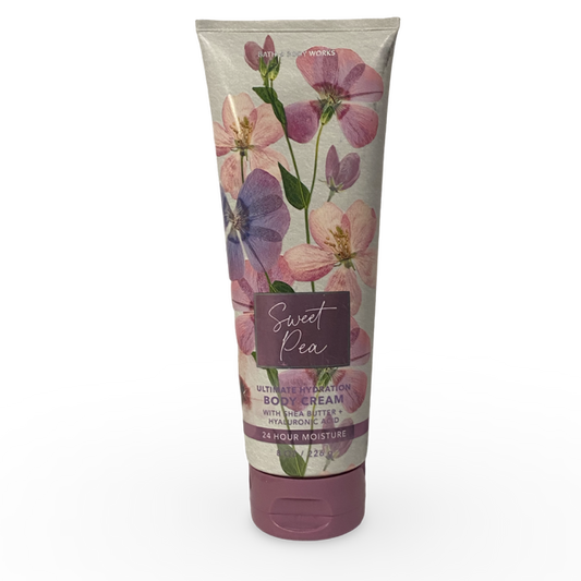 Bath & Body Works Sweet Pea Ultimate Hydration Body Cream 8 Oz