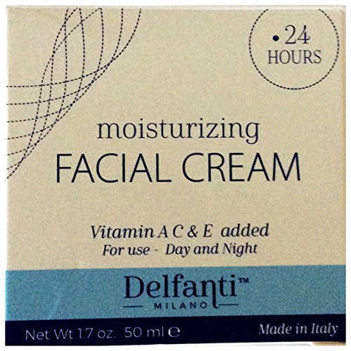 Delfanti Moisturizing 24hour FACIAL CREAM w/ Vitamins A, C & E  1.7 fl oz