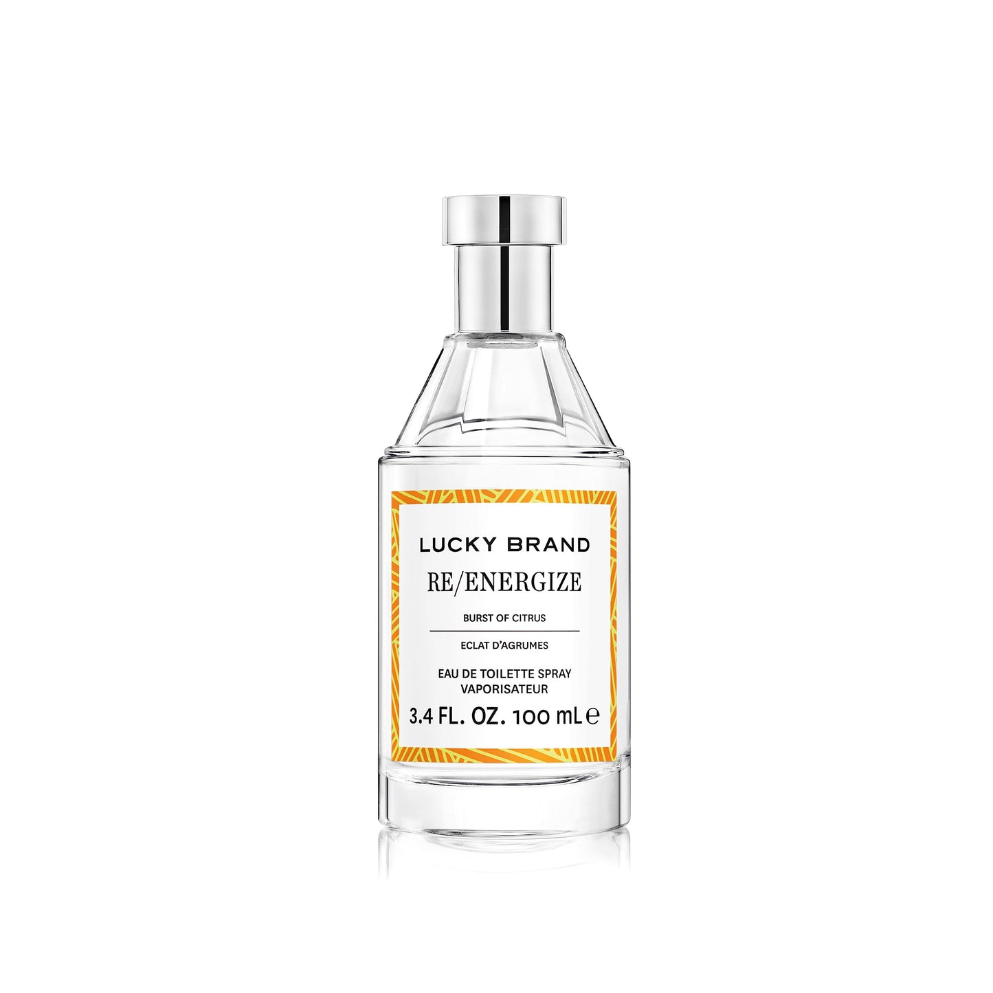 Lucky Brand RE/ENERGIZE  Burst of Citrus Eau de Toilette 3.4 Oz