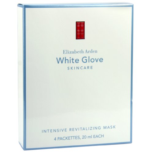 Elizabeth Arden White Glove Extreme Skin Care Intensive Revitalizing Mask 4 Packets Each 0.68 Oz