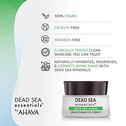 AHAVA Dead Sea Essentials SOOTHING EYE CREAM with Dead Sea Algae   .5 fl oz