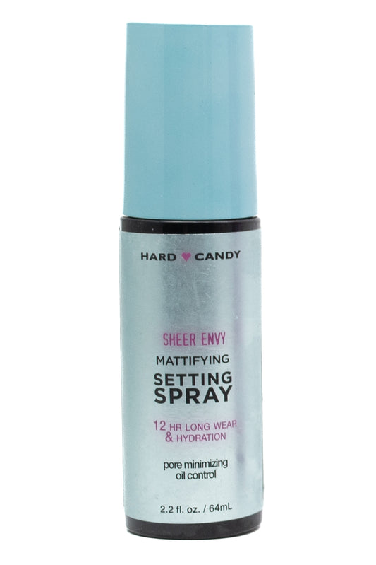 Hard Candy SHEER ENVY Mattifying Setting Spray, 12 Hour Wear + Hydration, Pore Minimizing Oil Control  2.2 fl oz